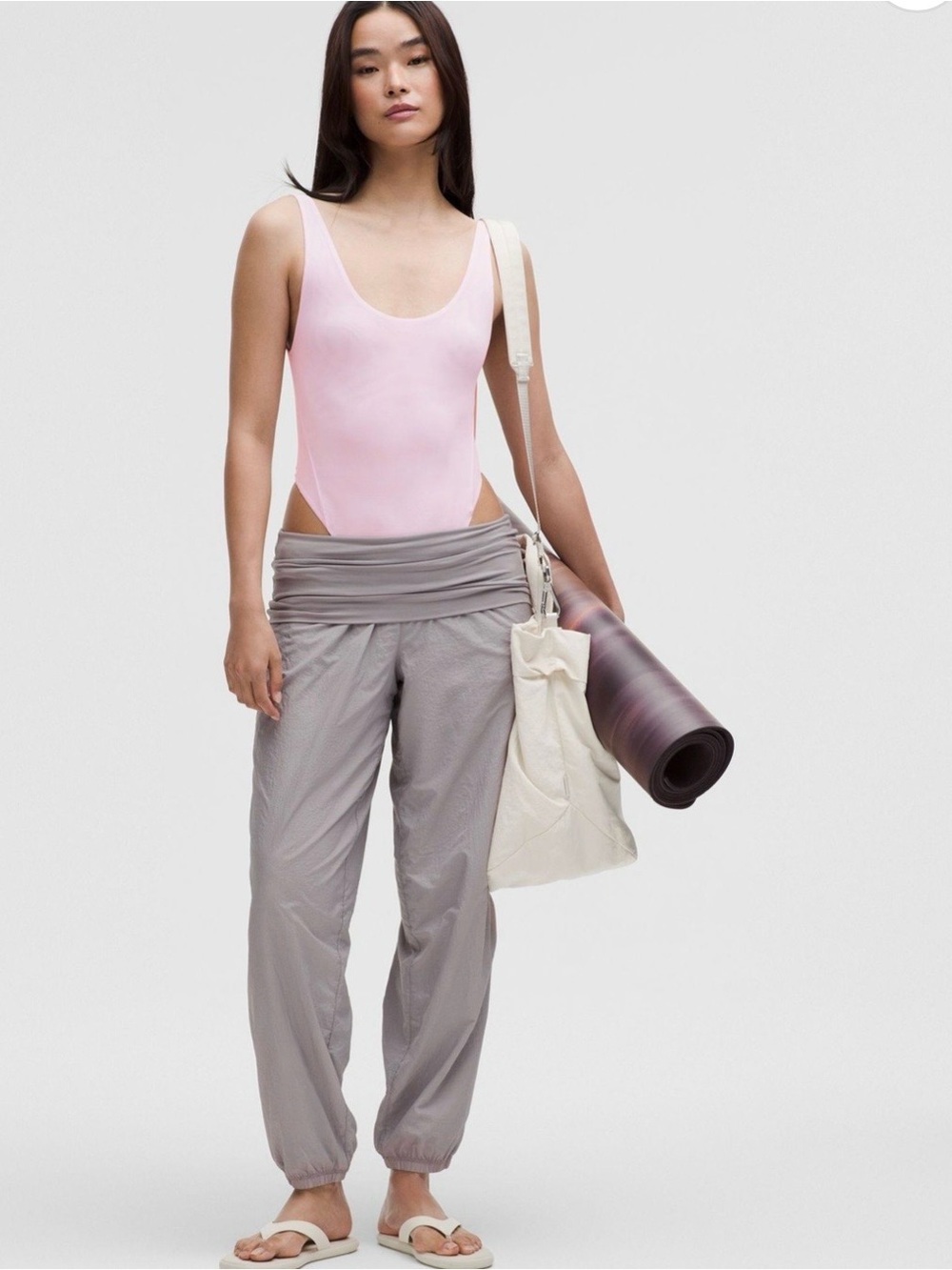 Lululemon Light Pink Scoop-Back Bodysuit